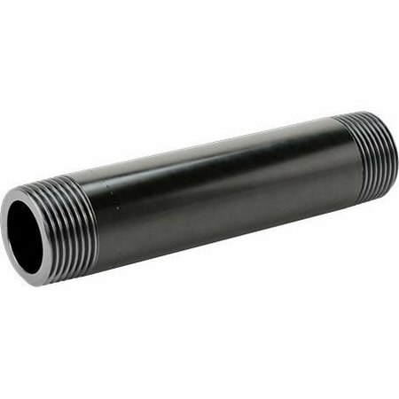 BSC PREFERRED Thick-Wall Welded Steel Pipe Nipple Threaded on Both Ends 3/4 Pipe Size 4-1/2 Long 4550K415